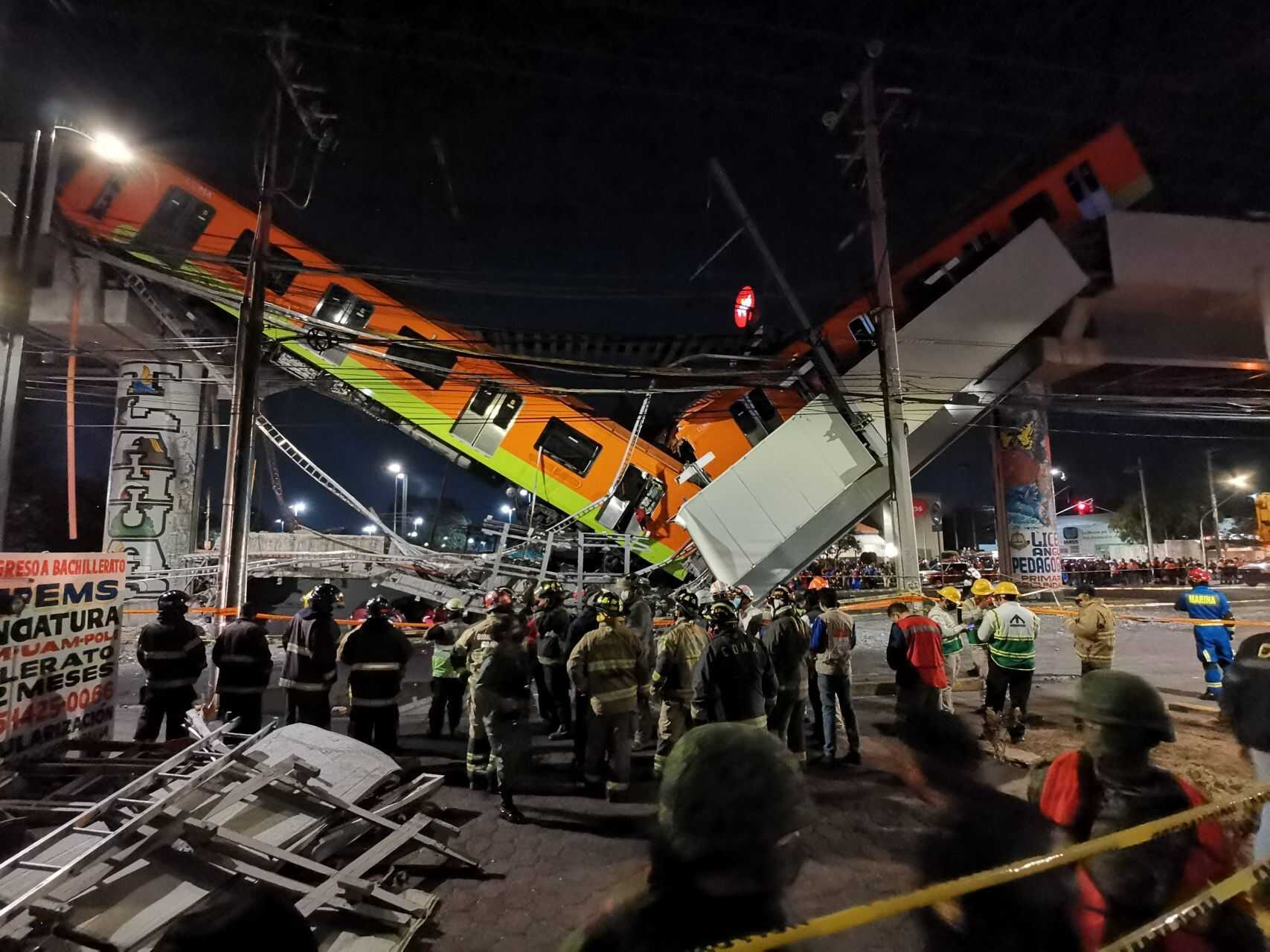 La jefa de gobierno confirmó la muerte de 13 personas tras el colapso del Metro en la estación Olivo de la Linea 12 del Metro.